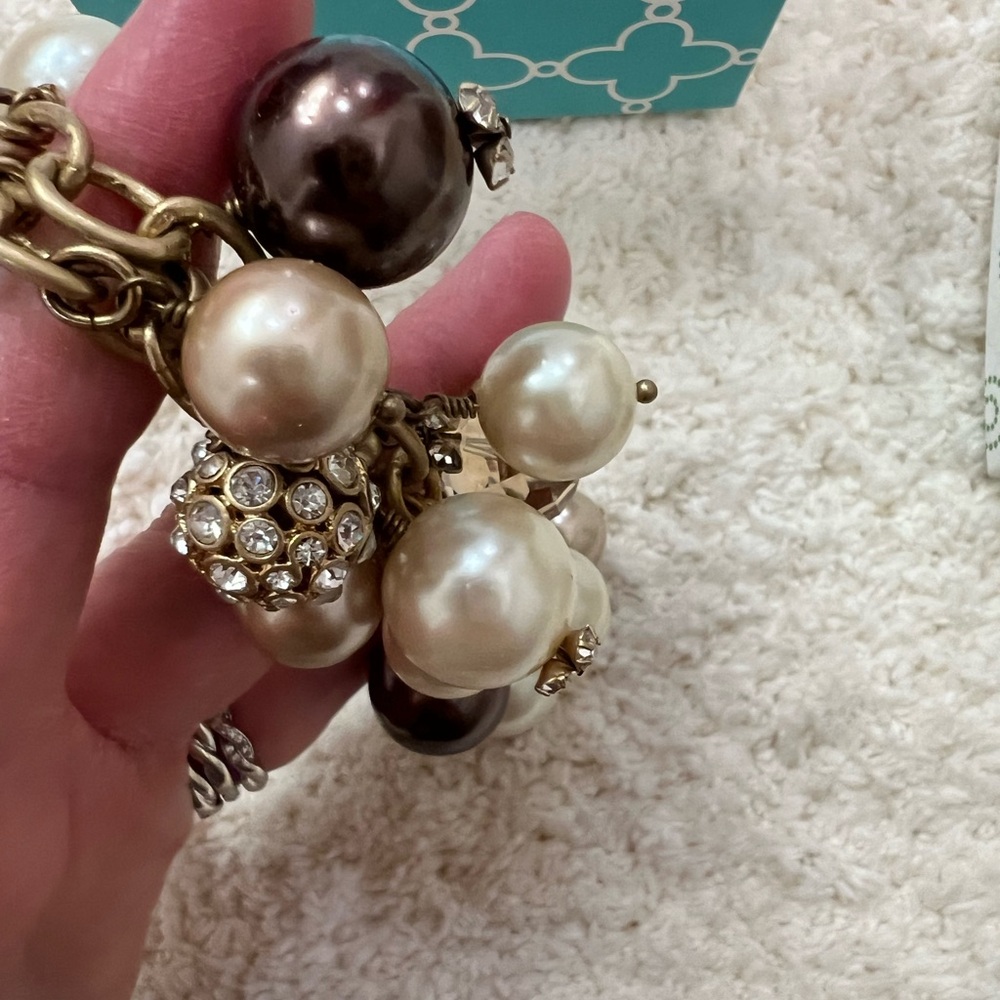 Elegant Pearl and Crystal Bracelet Stella and Dot